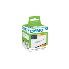 ORIGINAL DYMO Etichette Bianco S0722370 99010 bianche etichette per l'idirizzio, 89x28mm, 2x130 - S0722370