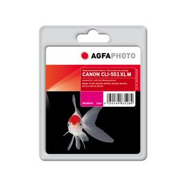 ORIGINAL Agfa Photo Cartuccia d'inchiostro magenta APCCLI551XLM ~970 Seiten 11ml Agfa Photo CLI-551m XL (6445B001) - APCCLI551XLM